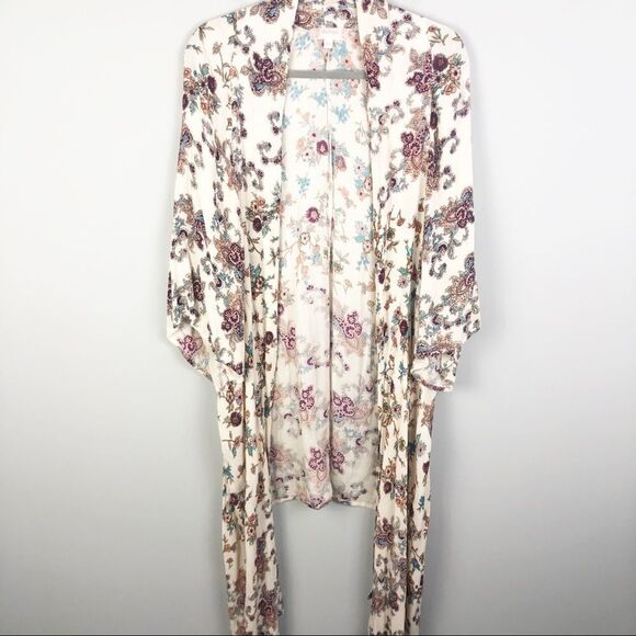 ALTAR’D STATE | Waterfall Floral Boho Kimono Large - Picture 1 of 10
